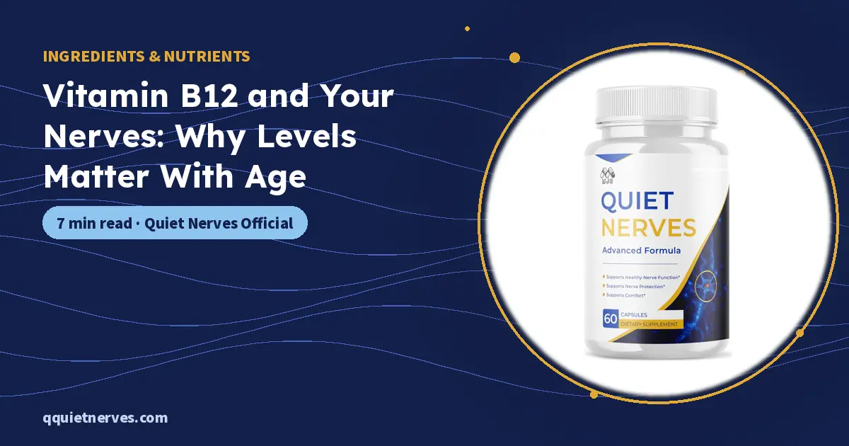 Vitamin B12 and Your Nerves: Why Levels Matter With Age