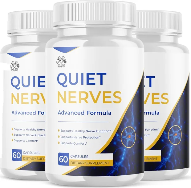 Three bottles of Quiet Nerves Advanced Formula